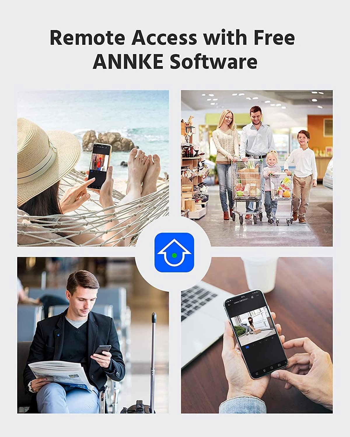 Remote camera monitoring on a mobile device