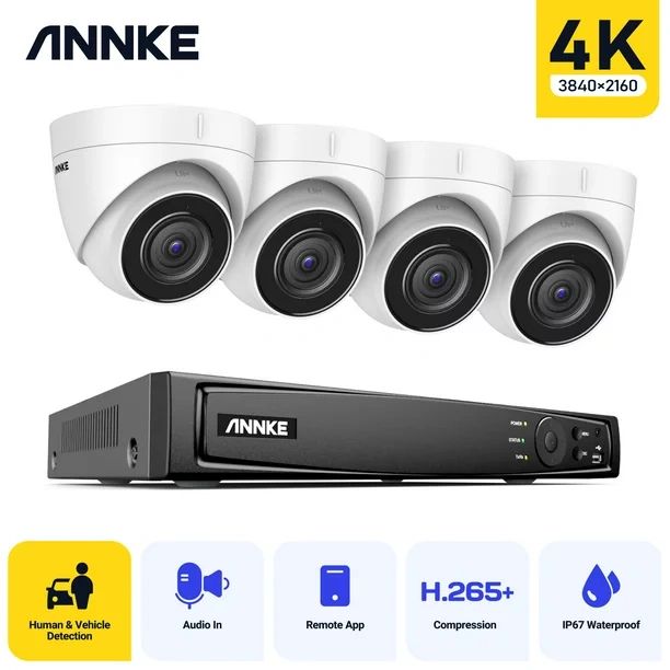 High resolution security camera system