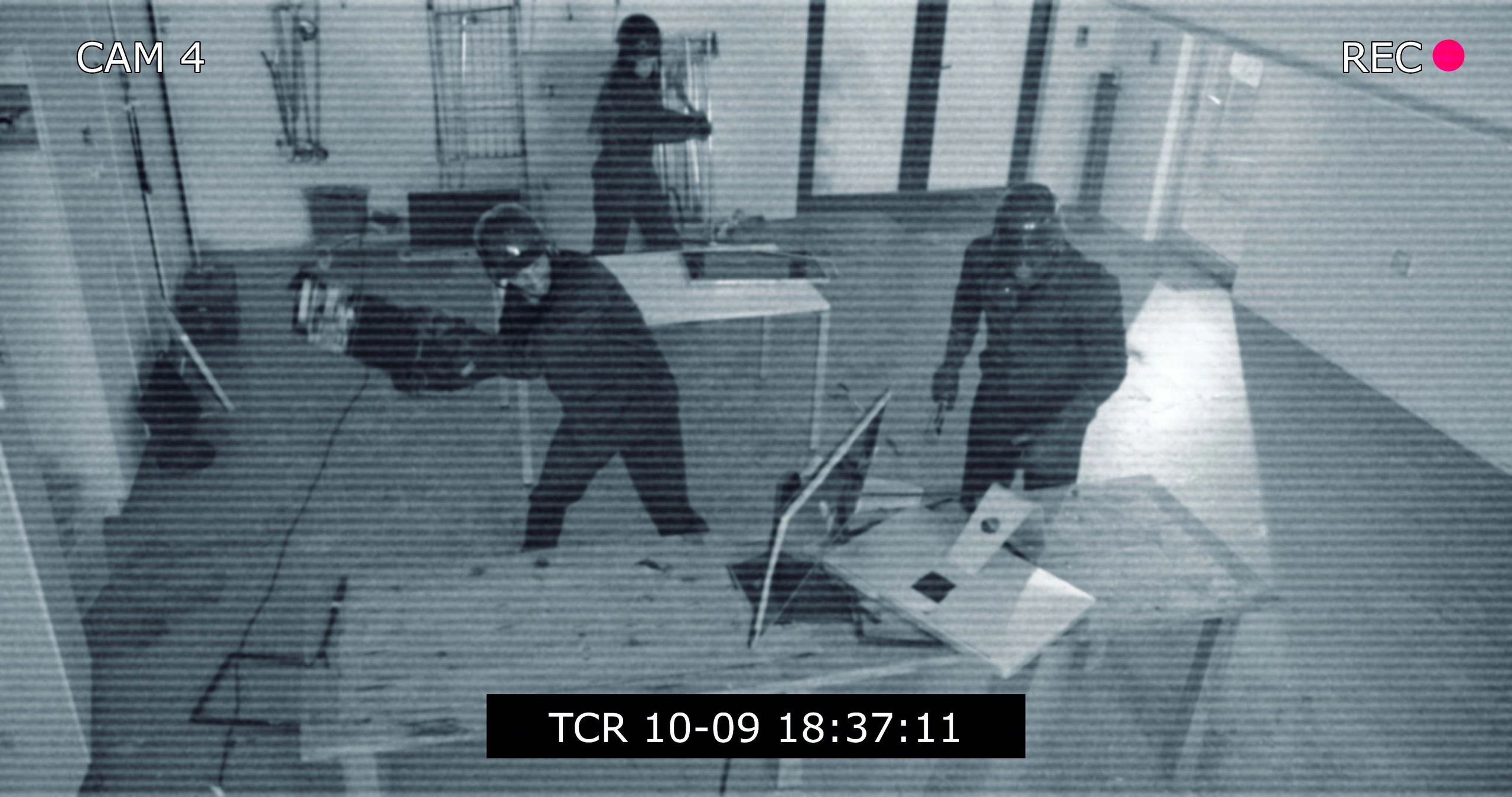 CCTV security footage